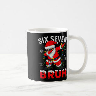 Caneca De Café 67 Meme Seis Sete Bruh Dabbing Papai Noel Natal En