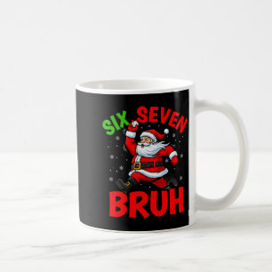 Caneca De Café 67 Meme Seis Sete Bruh Papai Noel Beisebol Engraça