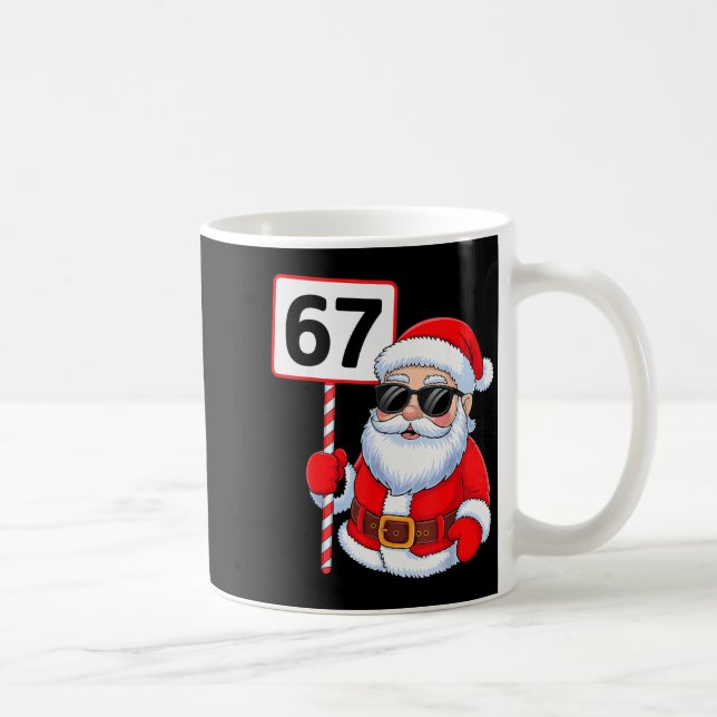 Caneca De Café 67 Meme Seis Sete Natal  (Direita)