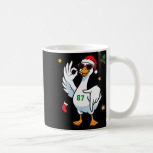 Caneca De Café 67 Meme Silly Goose 6 7 Natal Divertido Seis Sete 