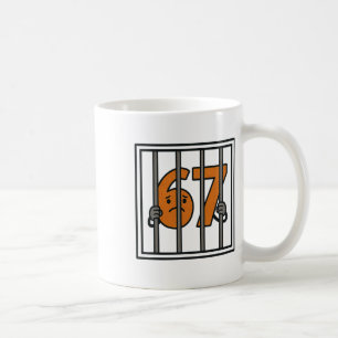 Caneca De Café 67 Não é Permitido Seis Sete Bynned Pelo Professor