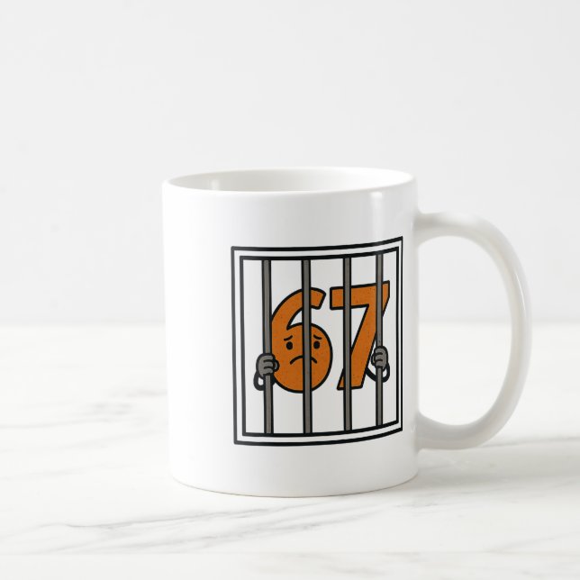 Caneca De Café 67 Não é Permitido Seis Sete Bynned Pelo Professor (Direita)
