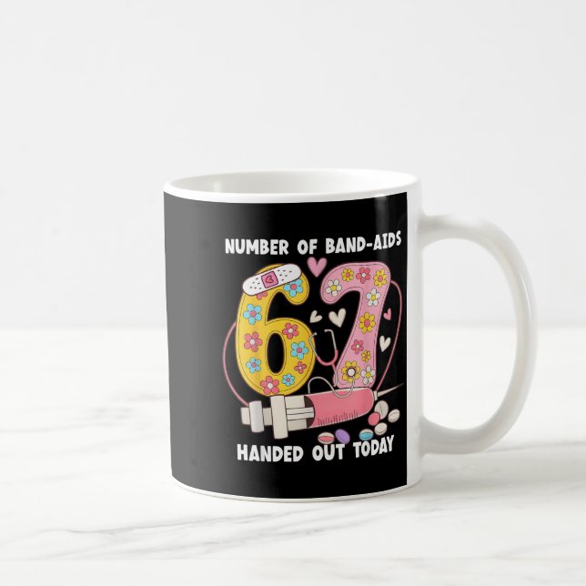Caneca De Café 67 Nurse Meme Funny Six Seven Nursing Medical Scho (Direita)