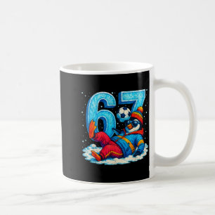 Caneca De Café 67 Presente de Meme de Inverno Engraçado de Futebo