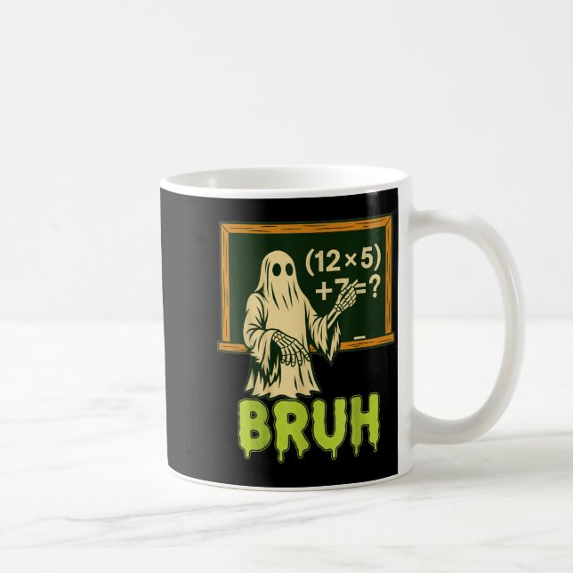 Caneca De Café 67 Professor Fantasma de Halloween Seis Sete Meme  (Direita)