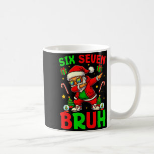 Caneca De Café 67 Seis Sete Bruh Natal Divertido 6 7 Meme Homens 