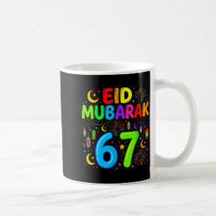 Caneca De Café 67 seis sete feliz eid mubarak crianças eid al