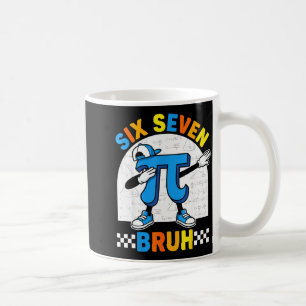 Caneca De Café 67 seis sete meme matemática dia engraçado profess