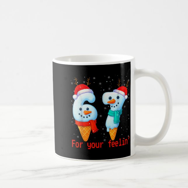 Caneca De Café 67 Seis Sete Para o Seu Sentimento Meme Natal Cria (Direita)