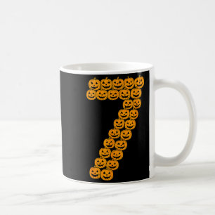 Caneca De Café 67 Sessenta e Sete Abóboras de Fantasia de Hallowe