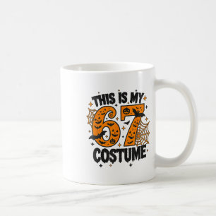 Caneca De Café 67 Sessenta e Sete Design de Fantasia de Halloween