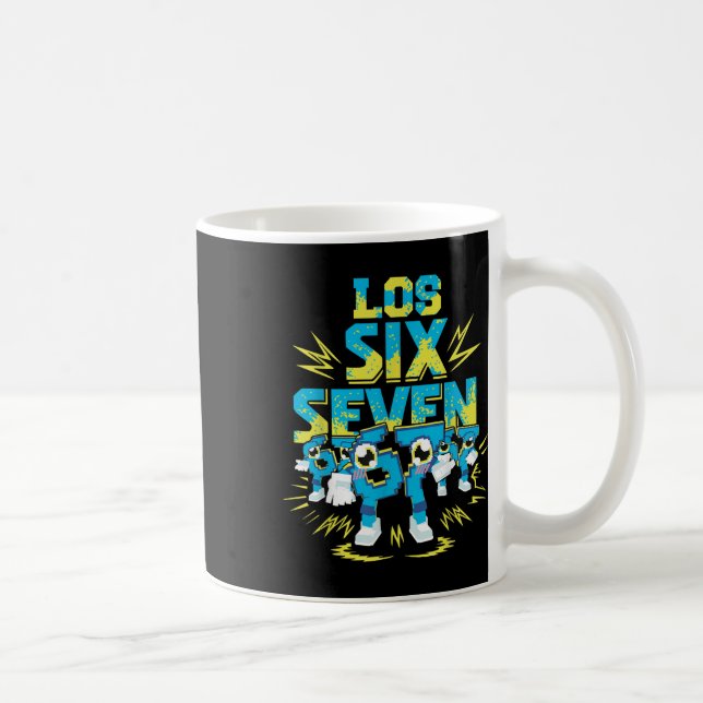 Caneca De Café 67 Six Seven 6-7 - Divertido Roubar Brainrot Crian (Direita)
