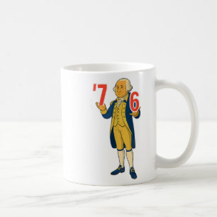 Caneca De Café 67 Six Seven Camiseta engraçada meme George Washin