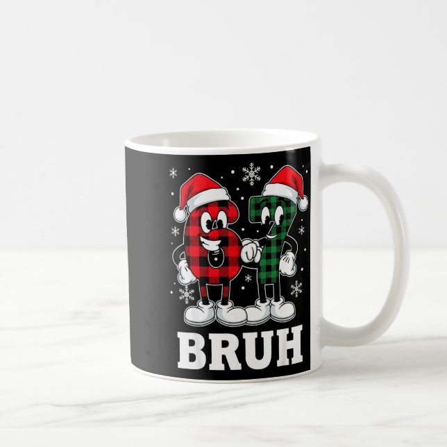 Caneca De Café 67 Six Seven Christmas Bruh Funny Italian Brainrot (Direita)