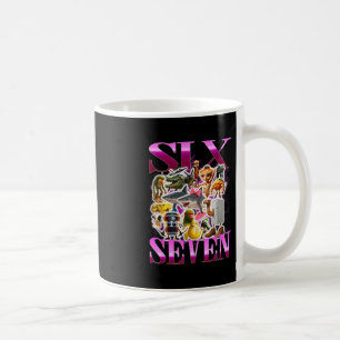 Caneca De Café 67 Six Seven Meme de Aniversário Viral Rotação Cer