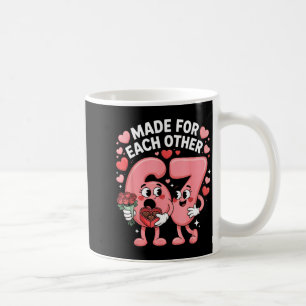 Caneca De Café 67 Six Seven Meme Gen Alpha Dia dos Namorados Coqu