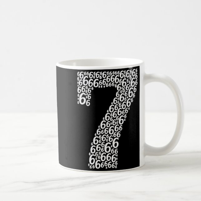 Caneca De Café 67 Sixty Seven Fantasia de Halloween Piada Meme  (Direita)