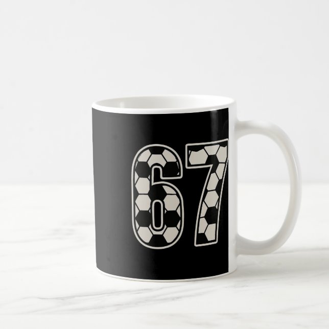 Caneca De Café 67 Soccer Six Seven 6 7 Meme 67 _1  (Direita)