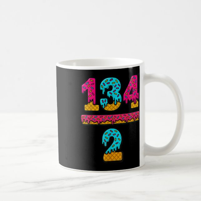Caneca De Café 67 Sorvete Drip Meme Divisão Professor de Matemáti (Direita)
