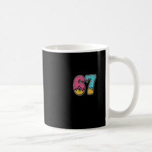 Caneca De Café 67 Sorvete Drip Meme Six Seven Divertido Gen Alpha