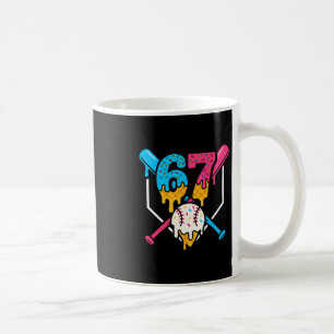 Caneca De Café 67 Sorvete Drip Vender Meme Seis Sete Geração Alph