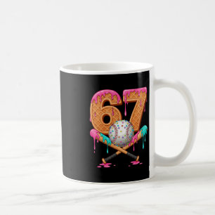 Caneca De Café 67 Sorvete Gotejamento Venda Número 67 Jogador 67º