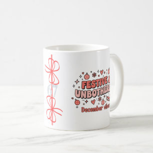 Caneca De Café 67 vibes de aniversário em dezembro com estética