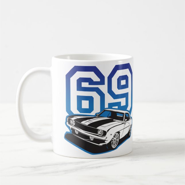 Caneca De Café 69 Camaro (Esquerda)