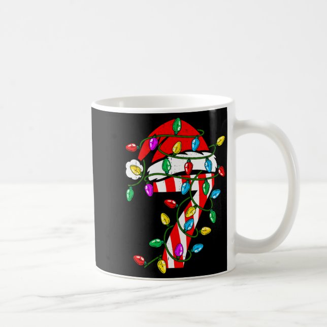 Caneca De Café 6 7 67 Meme Six Seven Candy Funny Christmas Couple (Direita)