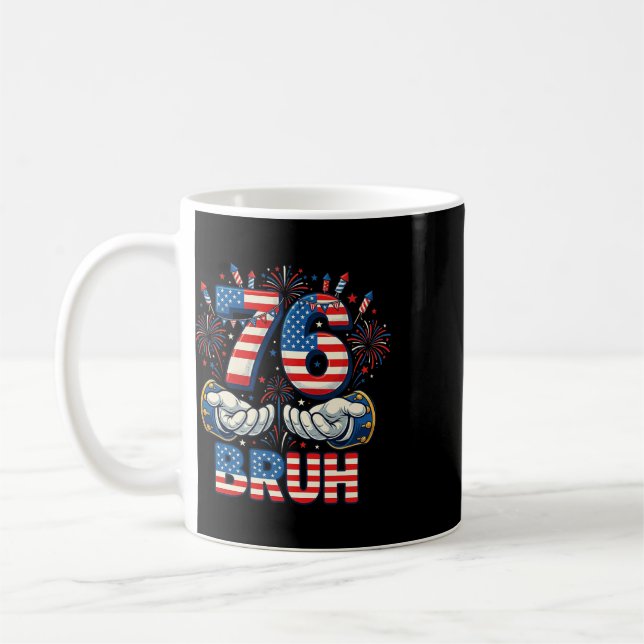 Caneca De Café 6-7 7-6 Cara George Washington Sete Seis Engraçado (Esquerda)