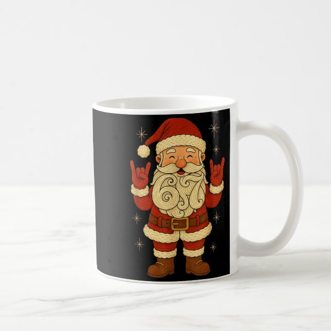 Caneca De Café 6 7 Christmas 67 Santa Six Seven Funny Meme Boys T (Direita)