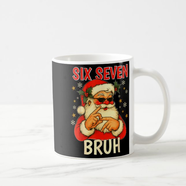 Caneca De Café 6 7 Christmas 6 7 Bruh Gen Alpha Christmas Gen Alp (Direita)