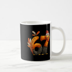 Caneca De Café 6 7 Dia de Ação de Graças Peru Engraçado Dia de Aç