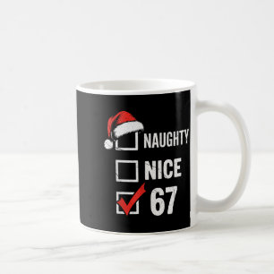 Caneca De Café 6-7 Meme Natal Malvado Bom 67 Seis Sete Divertido