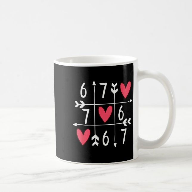 Caneca De Café 6 7 Meme Seis Sete 67 Divertido Xoxo Jogo Dia dos  (Direita)