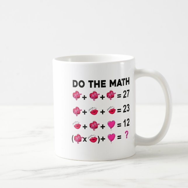 Caneca De Café 6 7 Meme Seis Sete Faça a Matemática Professor Dia (Direita)