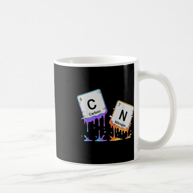 Caneca De Café 6 7 Periodic Table Meme Science Chemistry Nerd Hum (Direita)