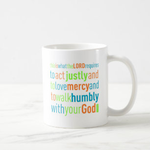 Caneca De Café 6:8 de Micah