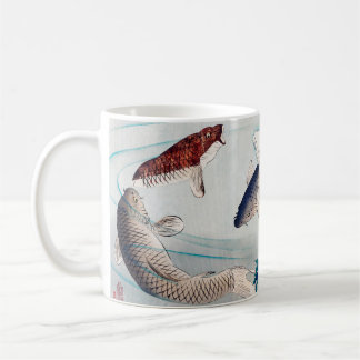 Caneca De Café 6 Carpas Nadando por Yoshitoshi