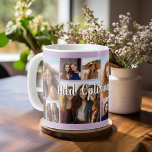 Caneca De Café 6 Colagem de Fotos Texto Opcional — CAN Edit Color<br><div class="desc">Adicione seus fotos favoritos a este modelo divertido. Você pode usar fotos quadradas ou quaisquer fotos para esta grade.</div>