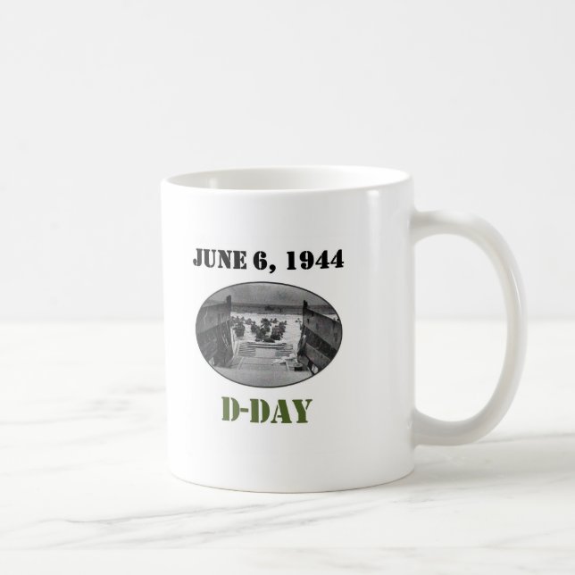 Caneca De Café 6 de junho de 1944: Dia D (Direita)