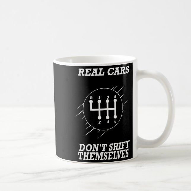 Caneca De Café 6 Speed Manual Transmission Shift Pattern  (Direita)