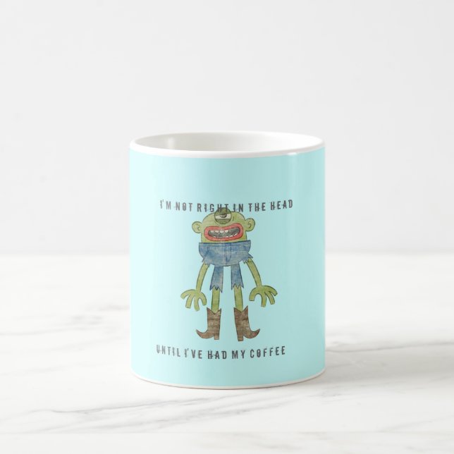 CANECA de CAFÉ 6B NAO DIREITA [LUZ - AZUL] (Centro)