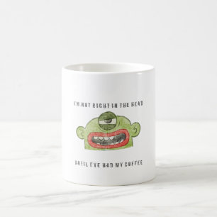 CANECA de CAFÉ 6C NAO DIREITA [BRANCA]