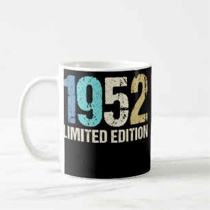 Caneca De Café 70 Aniversário Senhoras Mens 70 Anos 1952 Engraçad