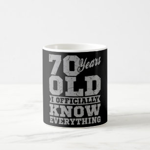 Caneca De Café 70 ANOS, 70 anos, Pai de Presente de Aniversário 