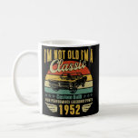 Caneca De Café 70th Birthday Gifts for Men Dad Retro Vintage<br><div class="desc">70th Birthday Gifts for Men Dad Retro Vintage 1952 Birthday Gift. Perfect gift for your dad,  mom,  papa,  men,  women,  friend and family members on Thanksgiving Day,  Christmas Day,  Mothers Day,  Fathers Day,  4th of July,  1776 Independent day,  Veterans Day,  Halloween Day,  Patrick's Day</div>