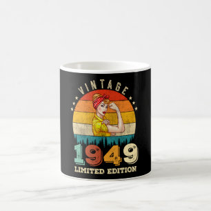 Caneca De Café 73 Anos Mulheres No Dia 1949 Vintage 73º Aniversár