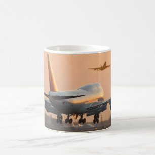 CANECA DE CAFÉ 747 AERONAVE