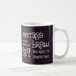 Caneca De Café 75th Fermentação 1939 do vintage do aniversário